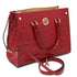 Croque - Croc print leather handbag